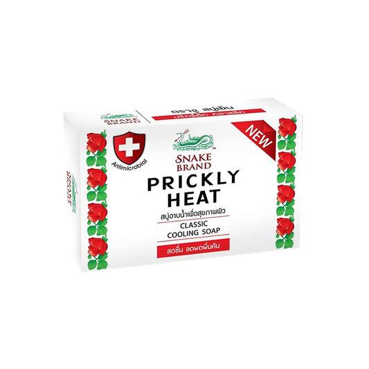 READY STOCK!!!Original Thailand Snake Brand Prickly Heat Cooling Soap 泰国蛇牌香皂100g ORIGINAL/LAVENDER