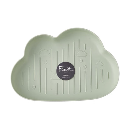 READY STOCK!!!Cute Carrot Clouds Strawberry Shape Plastic Snacks Fruit Plate
