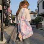 READY STOCK!Korea Style Fashion Bagpack PU Leather Casual 后背包书包
