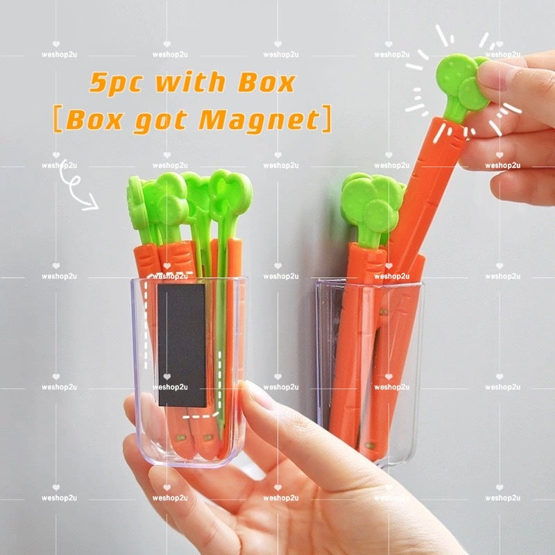 READY STOCK‼️ 5PCS Carrot Bag Sealing Clip Penjepit Plastik Makanan Penyegel Beg Snek Dapur Fresh-Keeping  食品封口夹 萝卜密封夹