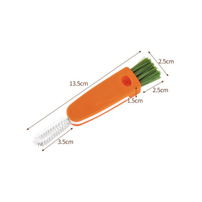 3 in 1 Cup Cover Brush Multifunctional Cleaning Tools Kitchen Mini Cup Glass Cover Brush Bottle Brush_Martin萝卜刷