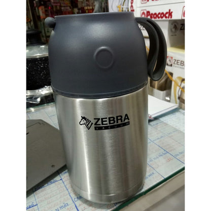 100% Original Thailand Zebra Stainless Steel 0.65LT Vacuum Food Jar Z123006 123006