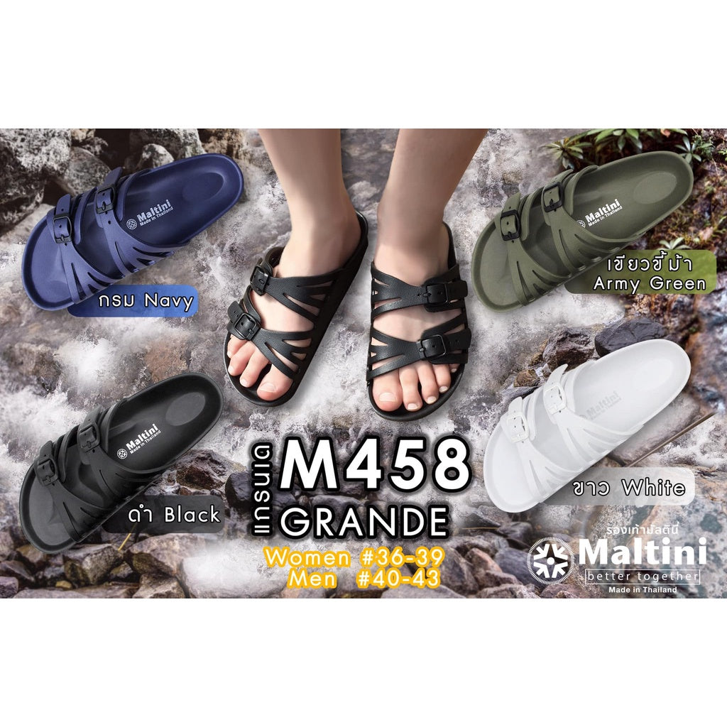 READY STOCK!!!Maltini M458 Sandal Lelaki Perempuan Unisex Sandals Original THAILAND 泰国防水拖鞋