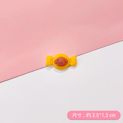 READY STOCK!!!Hole shoes decorative buckle accessories shoes flower buckle cute cartoon pattern garden shoe accessories