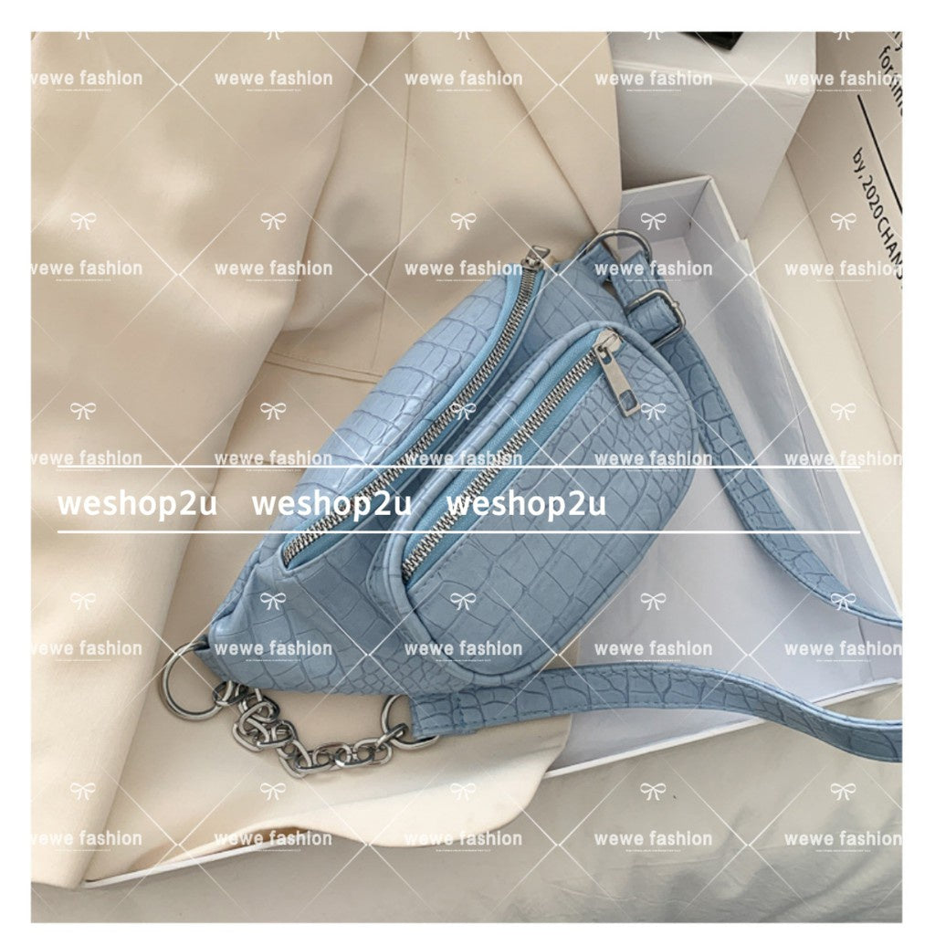 READY STOCK!!!Korean Hot Waist Bag Chest Beg Handbags Sling Bag Shoulder Bag Slingbags Wanita Top Ins Fashion小挎包胸包