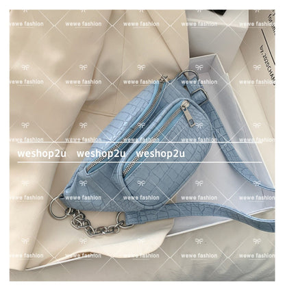 READY STOCK!!!Korean Hot Waist Bag Chest Beg Handbags Sling Bag Shoulder Bag Slingbags Wanita Top Ins Fashion小挎包胸包