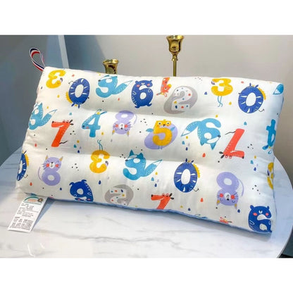 Ready Stock Washable Baby Pillow Children's Cotton  Pea Fleece Quick Dry Soothing Sleep Aid Pillowchildren 纯棉儿童枕头