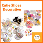 READY STOCK!!!Hole shoes decorative buckle accessories shoes flower buckle cute cartoon pattern garden shoe accessories