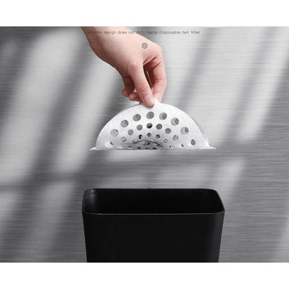 READY STOCK!!!Bathroom Floor Drain Sticker Cover Hair Filter Catcher  Remover Pelekat Penapis Sisa Makanan Rambut 地漏贴