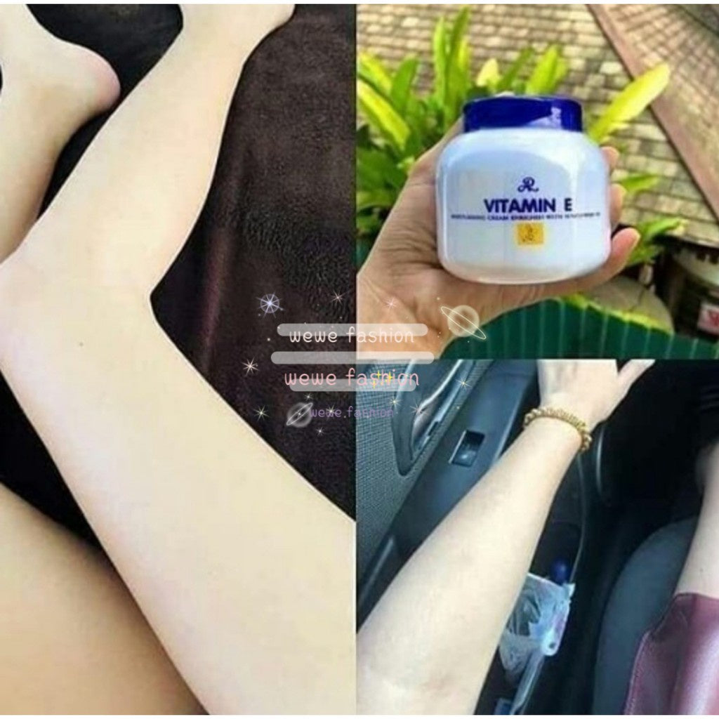 READY STOCK!!!AR Vitamin E Sun Protect Q10 Plus/Mouitirising Body Cream 200g Sunscreen Sun Protect Original Thailand