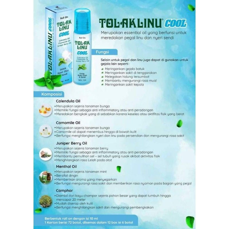 READY STOCK!!!TOLAK ANGIN CARE & COOL aromatherapy roll on 10 ml