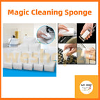 READY STOCK!!! Magic Nano Sponge Eraser | Wood Pulp & Emery Cleaning Sponge | Kitchen & Bathroom Cleaner 魔术纳米木浆金清洁海绵