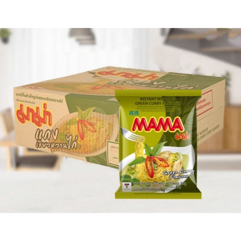 READY STOCK!!!Thailand Mama Instant Noodles  55g x 30pack/box 泰国妈妈面一箱30小包