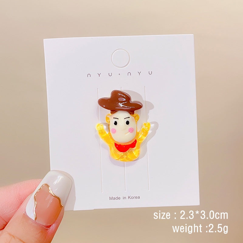 READY STOCK!!!Hole shoes decorative buckle accessories shoes flower buckle cute cartoon pattern garden shoe accessories