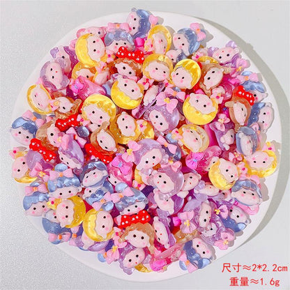 READY STOCK!!!Hole shoes decorative buckle accessories shoes flower buckle cute cartoon pattern garden shoe accessories