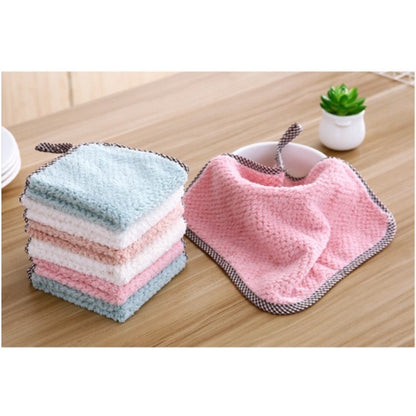 READY STOCK!!!Kitchen Towels Dishcloths Non-stick Oil Cleaning Household Glass Window Table Cleaning Towel Kain Cuci