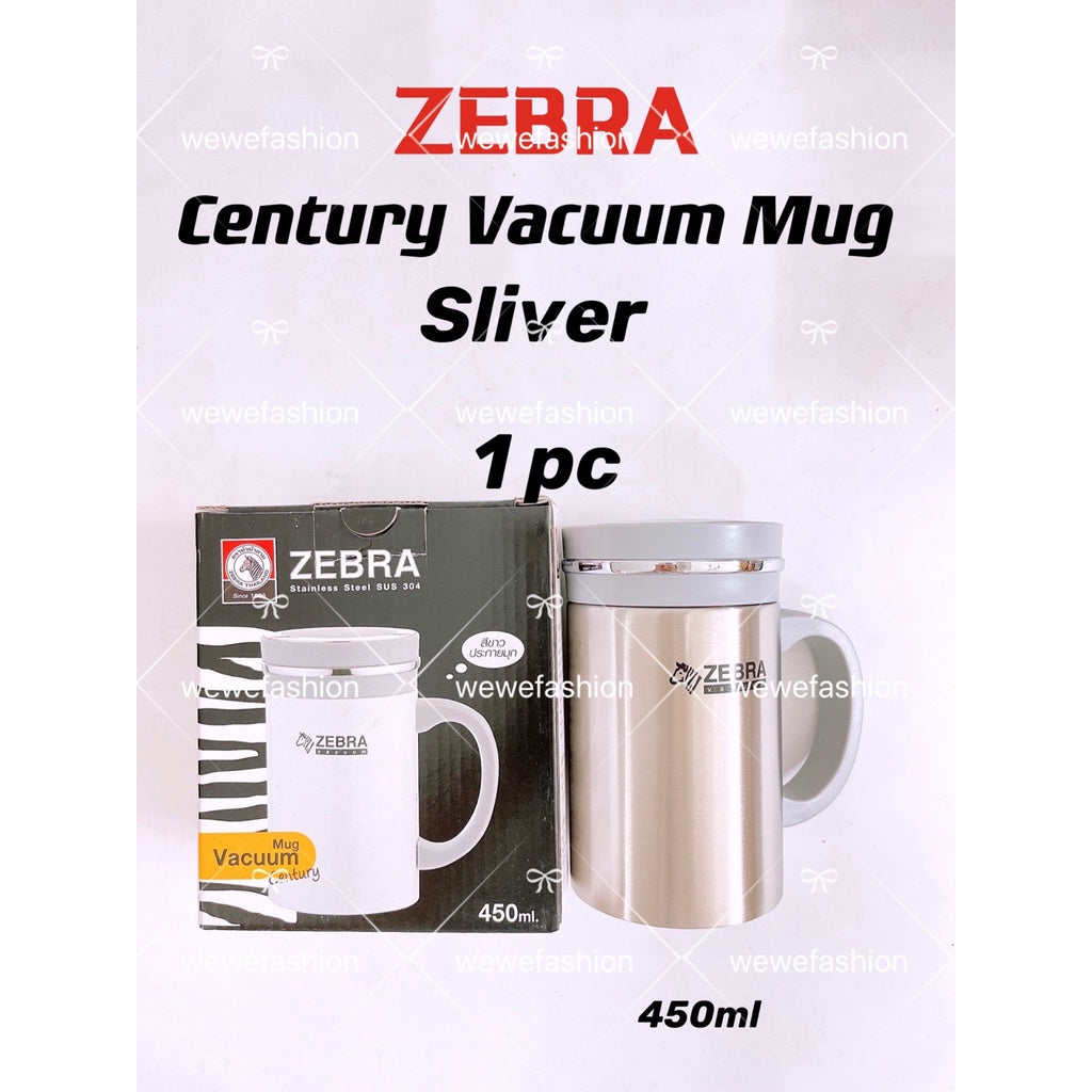 READY STOCK!!!Zebra SUS304 Stainless Steel Century Vacuum Mug 0.45L (450ml)