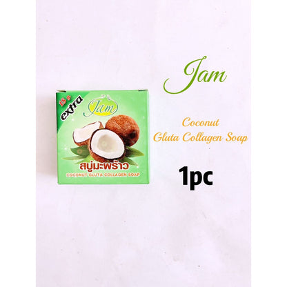 READY STOCK!!!JAM SABUN KUNYIT TURMERIC/SHEEP MILK/COCONUT/EXTRA RICE MILK GLUTA COLLAGEN SOAP 15GRAM ORIGINAL THAILAND