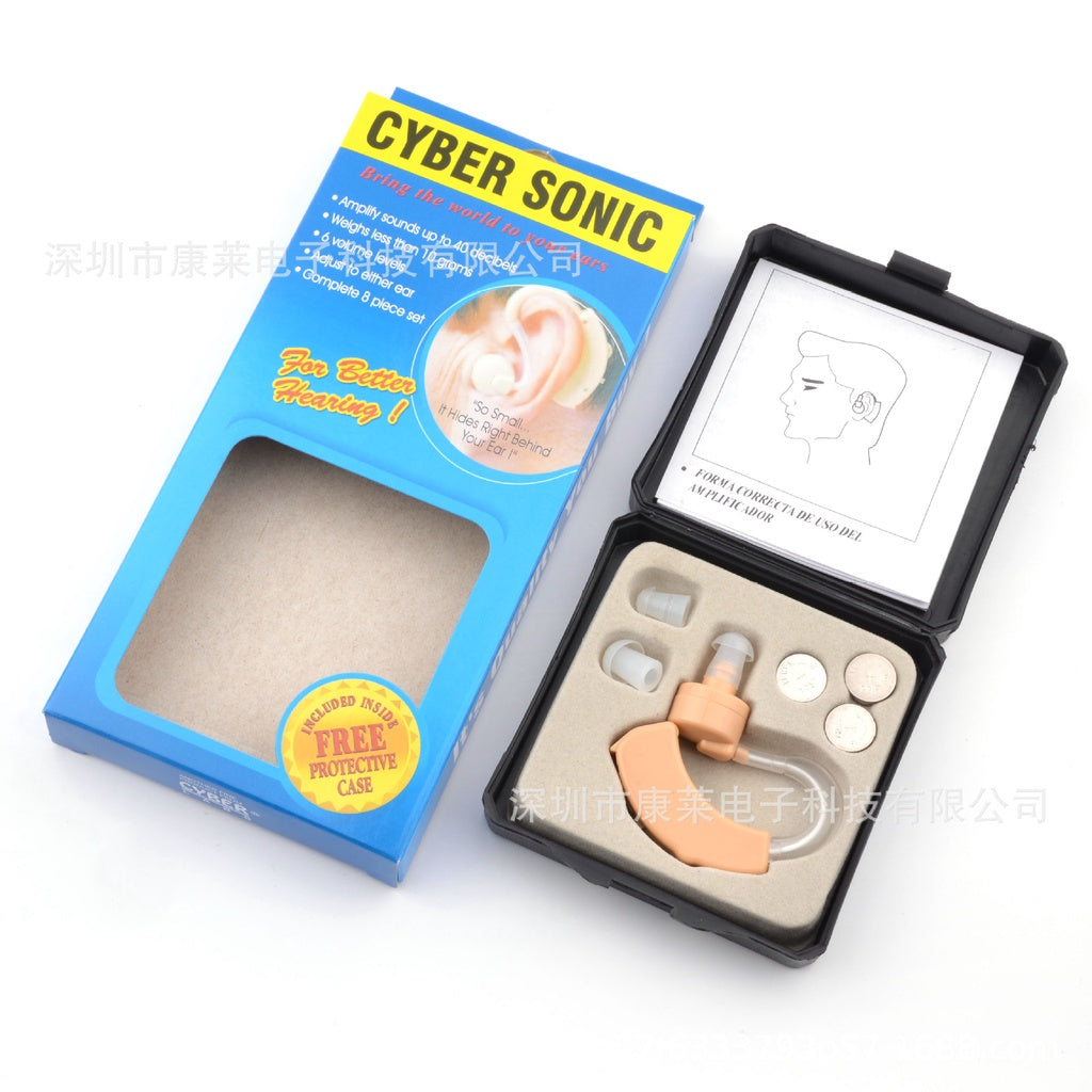 READY STOCK!!! Hearing Aid Rechargeable Behind-the-ear Amplified Earphone Sound Amplifier For The Elderly flower