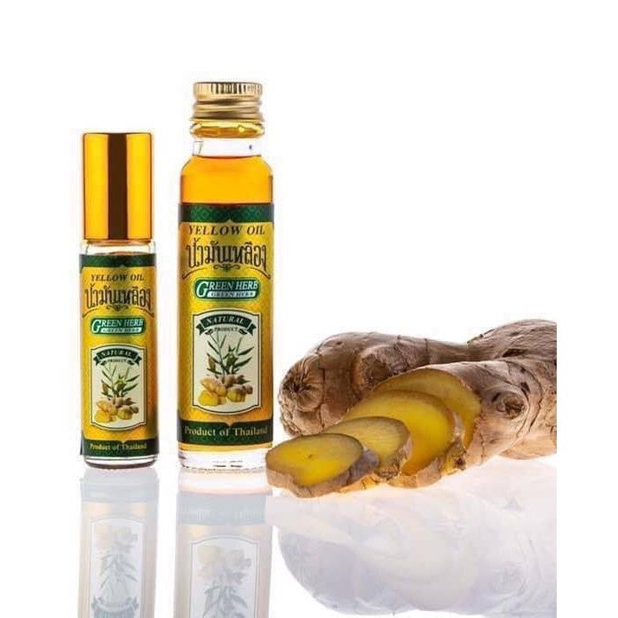 YELLOW OIL GREEN HERB OIL 8cc