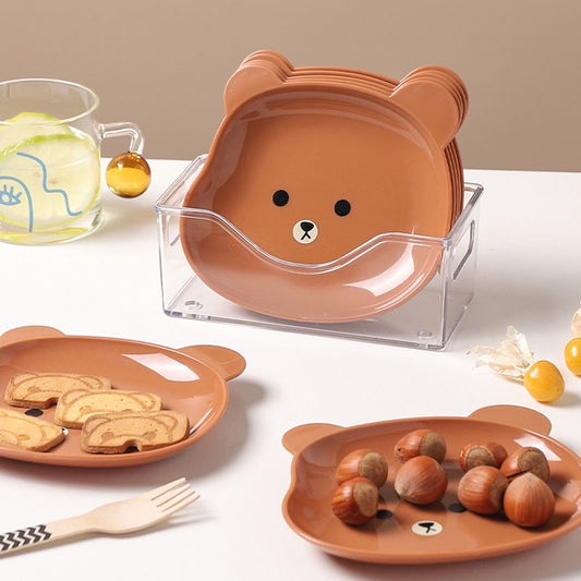 READY STOCK!!! Table Garbage Spit Bone Dish Dry Fruit Dish Snack Dish Pan Plate Dessert Dinner Plate Tableware
