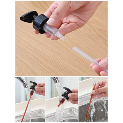 READY STOCK!Pressure Pump Head Oil Nozzle Pump Head Oiler Squeeze Household Oyster Sauce Bottle Press Head Pam Sos Tiram