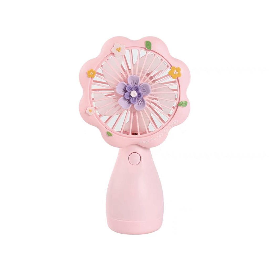 READY STOCK‼️ Mini Portable Clip Fan | USB Rechargeable | Cute Cartoon Desk & Handheld Fan 迷你便携式风扇