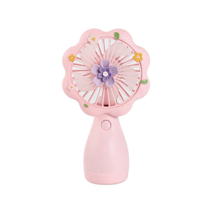 READY STOCK‼️ Mini Portable Clip Fan | USB Rechargeable | Cute Cartoon Desk & Handheld Fan 迷你便携式风扇