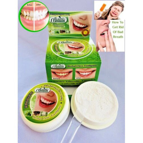 GREEN HERB HERBAL CLOVE TOOTHPASTE 25g WITH FREE GIFT RANDOM