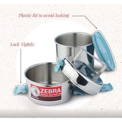 READY STOCK!!!Zebra THAILAND  Smart Lock II Food Carrier (12cm x 2)