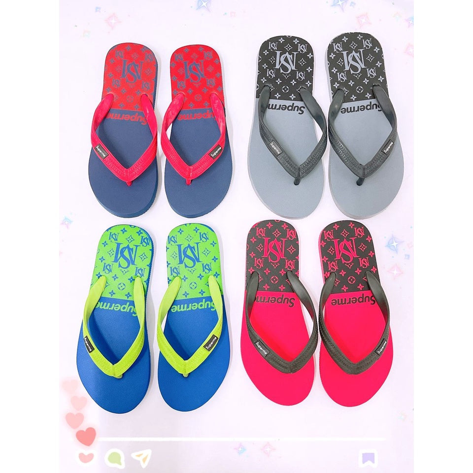 READY STOCK!!!Superme Adult Sandal SPM-M33 夹脚拖鞋