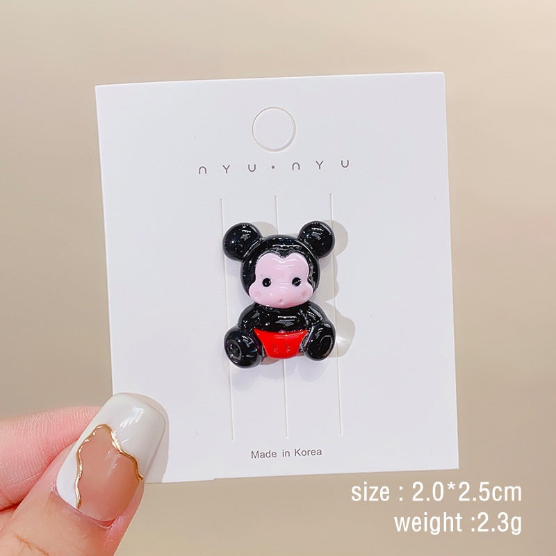 READY STOCK!!!Hole shoes decorative buckle accessories shoes flower buckle cute cartoon pattern garden shoe accessories