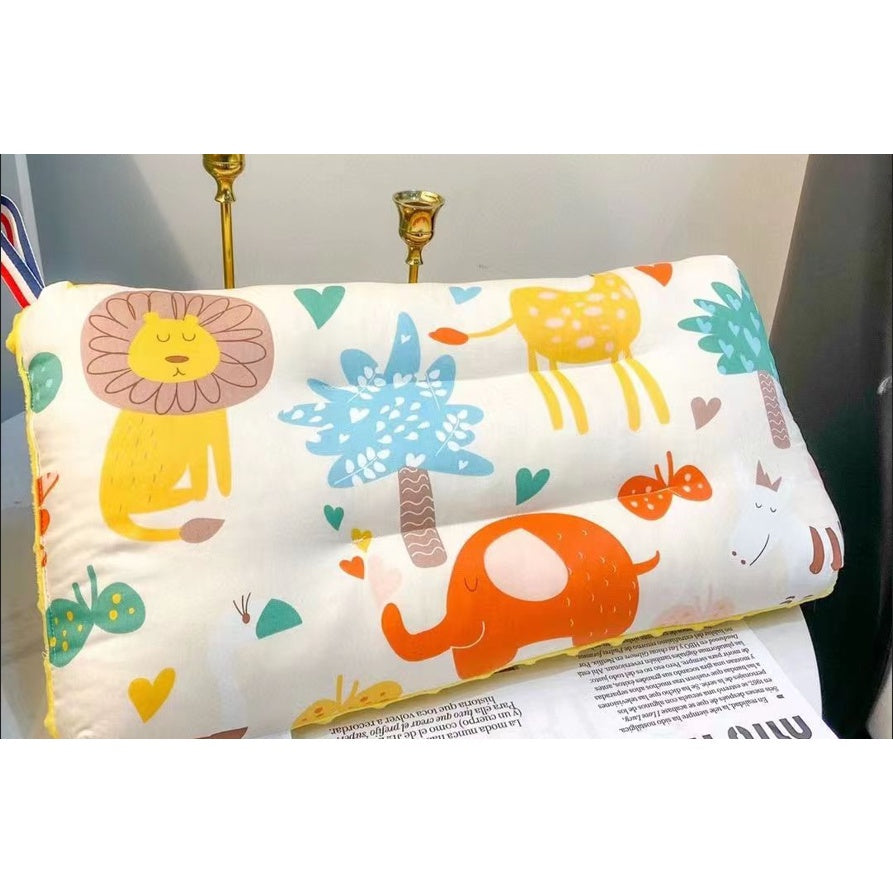 Ready Stock Washable Baby Pillow Children's Cotton  Pea Fleece Quick Dry Soothing Sleep Aid Pillowchildren 纯棉儿童枕头