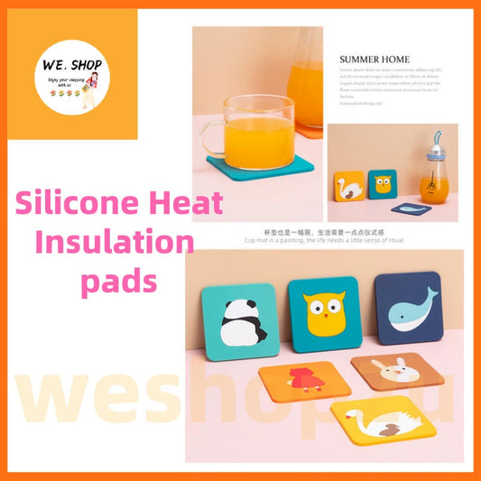 Silicone Heat Insulation Non Slip Placemats Pad Heat resistant Bowl Cup Mat Lapik Pinggan Alas Gelas Alas Cawan 硅胶碗垫杯垫