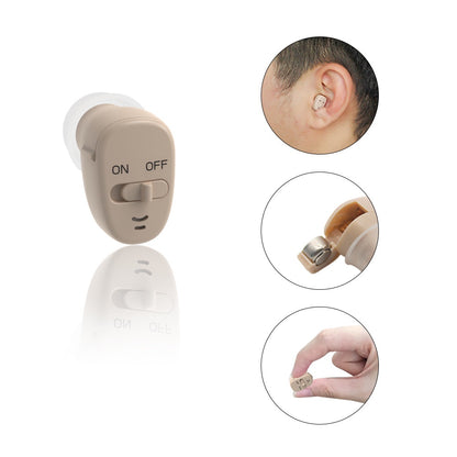 READY STOCK!!! Hearing Aid Rechargeable Behind-the-ear Amplified Earphone Sound Amplifier For The Elderly flower