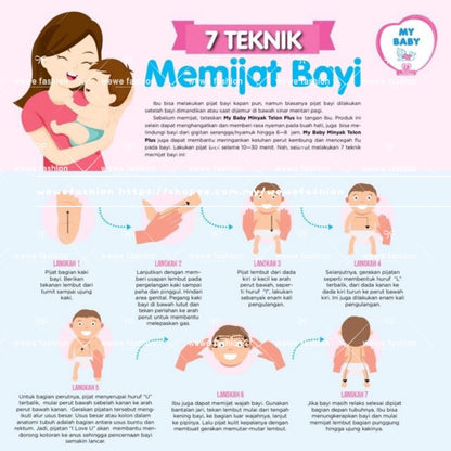 READY STOCK!!!Minyak Telon Plus My Baby Mybaby Natural Eucalyptus 60/90/150 ml