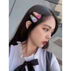 READY STOCK!! 5PCS Cartoon Fruit Cutie Hair Clip Kids Baby Girls Hair Accessories