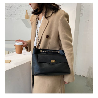 READY STOCK!!!BSB1101 PU Sling Bag New Fashion Casual Lady Handbag Beg Solid Color Shoulder Casual Bucket Bags大容量斜挎包