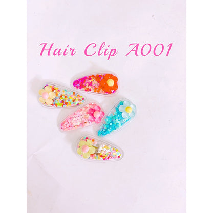 READY STOCK!! 5PCS Cartoon Fruit Cutie Hair Clip Kids Baby Girls Hair Accessories