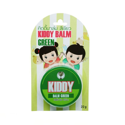 (READYSTOCK) Kiddy Balm White/Green 22g Original Thailand 泰国正品 | 舒缓感冒鼻塞 | 缓解头痛晕车 | 儿童及成人适用