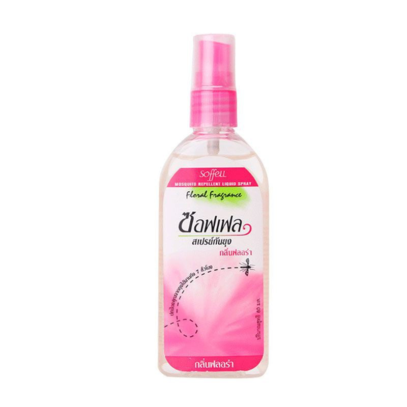 READY STOCK!Soffell Liquid Mosquito Spray anti nyamuk 80ml/30ml 泰国防蚊喷雾 Original Thailand