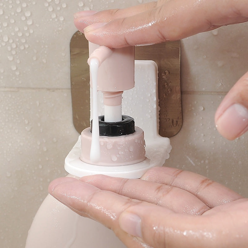 READY STOCK!!! Home Bathroom Rack | Shampoo Shower Gel Bottle Holder | Hand Soap Wall Hook | Hanging Mounted  家用浴室置物架
