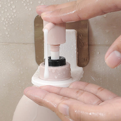 READY STOCK!!! Home Bathroom Rack | Shampoo Shower Gel Bottle Holder | Hand Soap Wall Hook | Hanging Mounted  家用浴室置物架