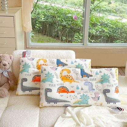 Ready Stock Washable Baby Pillow Children's Cotton  Pea Fleece Quick Dry Soothing Sleep Aid Pillowchildren 纯棉儿童枕头
