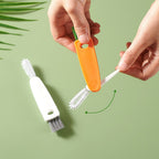 3 in 1 Cup Cover Brush Multifunctional Cleaning Tools Kitchen Mini Cup Glass Cover Brush Bottle Brush_Martin萝卜刷