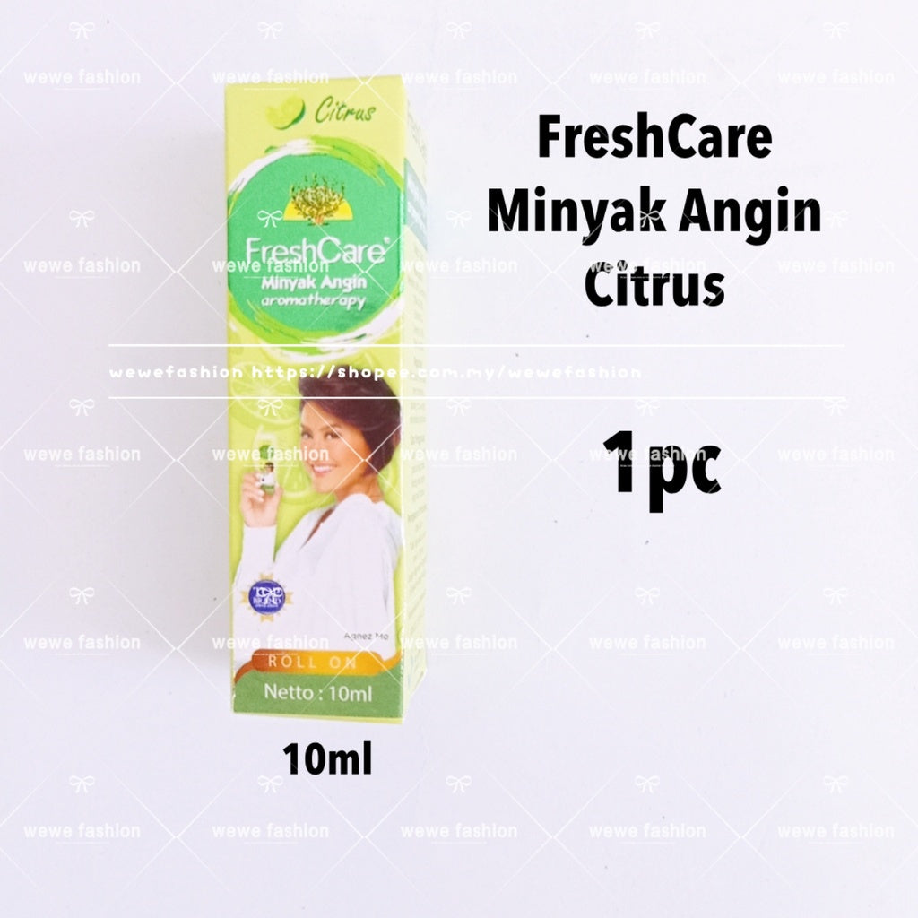 READY STOCK!!!ORIGINAL Minyak Angin Fresh Care Roll On AROMATHERAPY 10ML