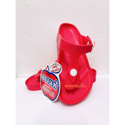 Original Thailand Red Apple BG2565 Kids T-Strap  Unisex Sandal I Red Apple Selipar Ringan Budak #28-35 泰国儿童防水韩式拖鞋