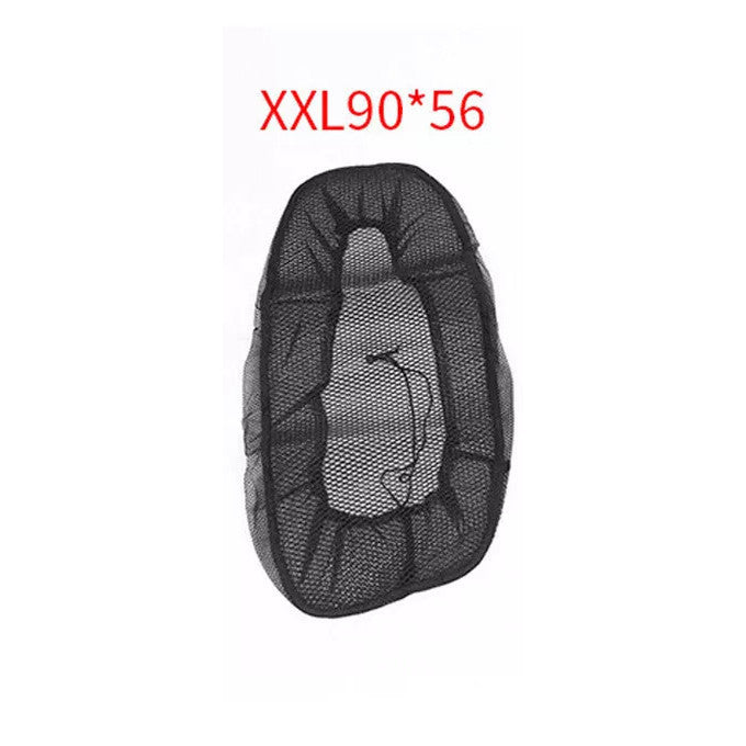 【ReadyStock】New Black Motorcycle Electric Bike Net Seat Cover Mesh Cooling Protector Cushion High Quality