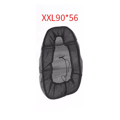【ReadyStock】New Black Motorcycle Electric Bike Net Seat Cover Mesh Cooling Protector Cushion High Quality
