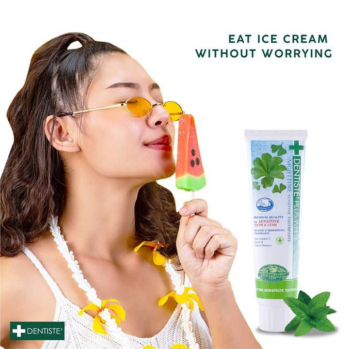 READY STOCK!!!DENTISTE' PLUS WHITE SENSITIVE GUM TOOTHPASTE 100g